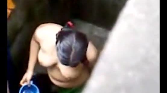 Indian nude bath captured by hidden cam