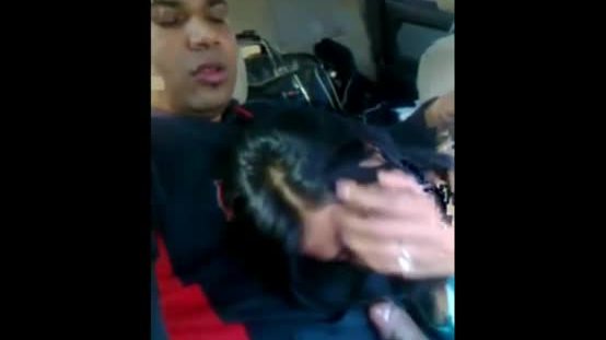 Aunty blowjobs in car