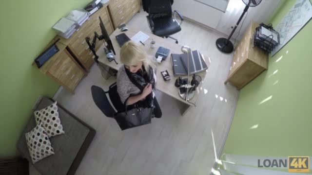 Beautiful secretary sucking playing with manager dick in office